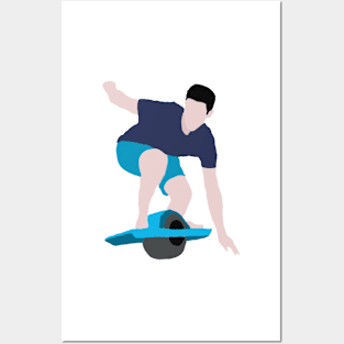 onewheel artwork Posters and Art